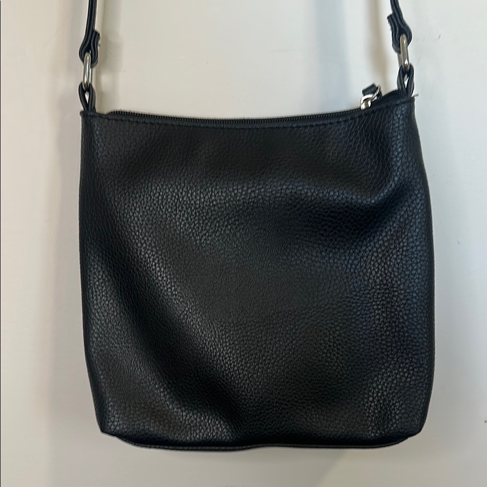 Nine West Black Leather Crossbody Bag - Picture 5 of 7